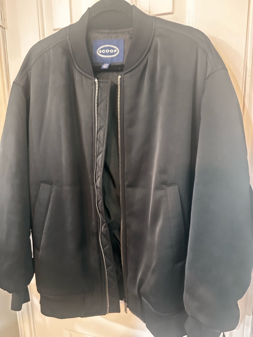 Woman’s  Black Bomber Jacket